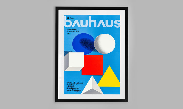 Bauhaus 50 Years Exhibition Poster