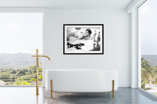 Brigette Bardot enjoying a Bubble Bath