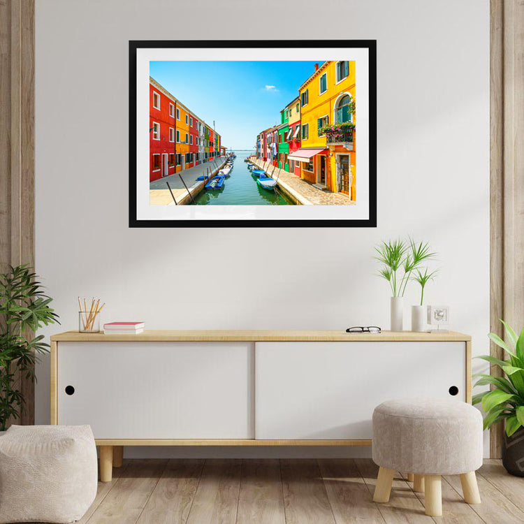 Burano in Full Colour, Italy.