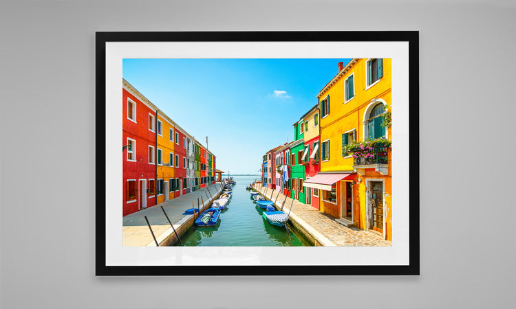 Burano in Full Colour, Italy.