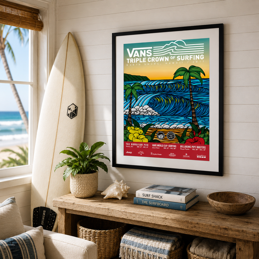 Vans Triple Crown of Surfing Poster (2017)