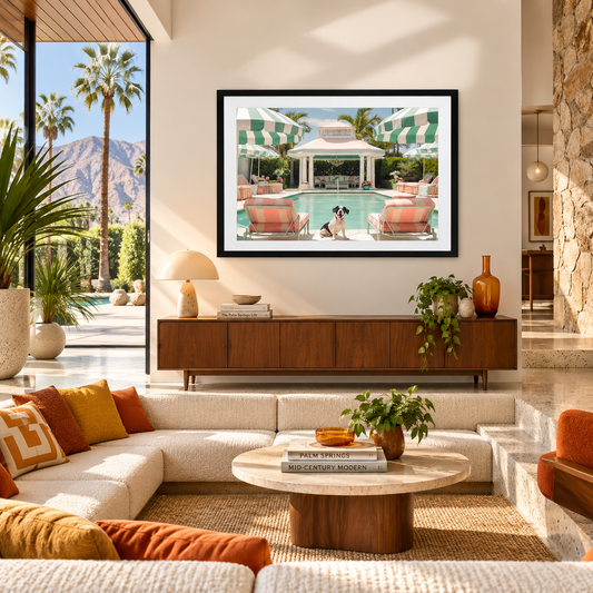 Poolside Palms & Paws