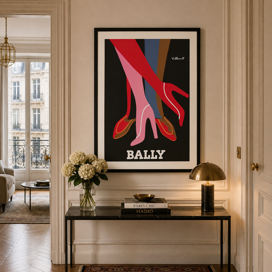 Bally Tango Poster - Villemont (1979)