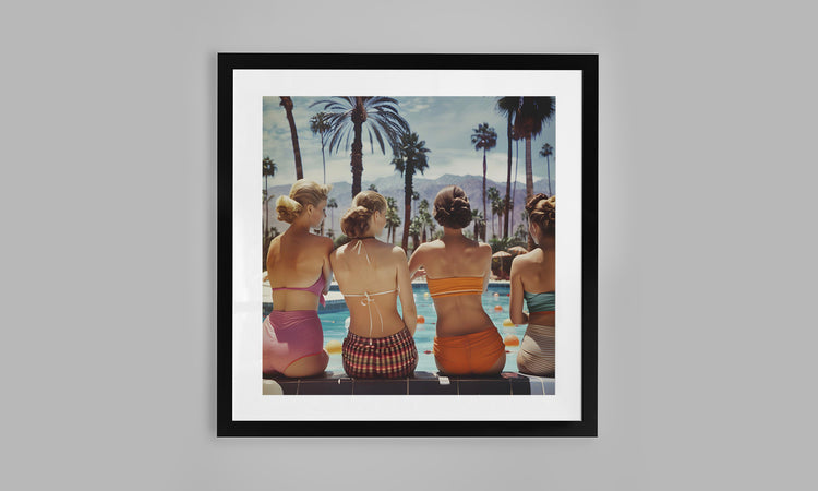 Summer in Palm Springs (1952) Square Version