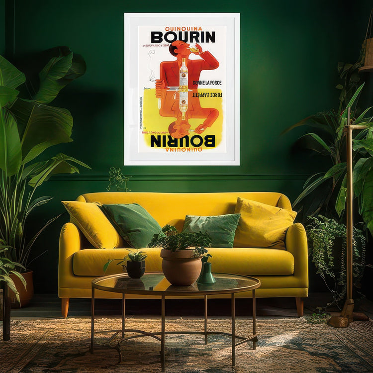 Bourin Quinquina Aperitif Poster (1936)
