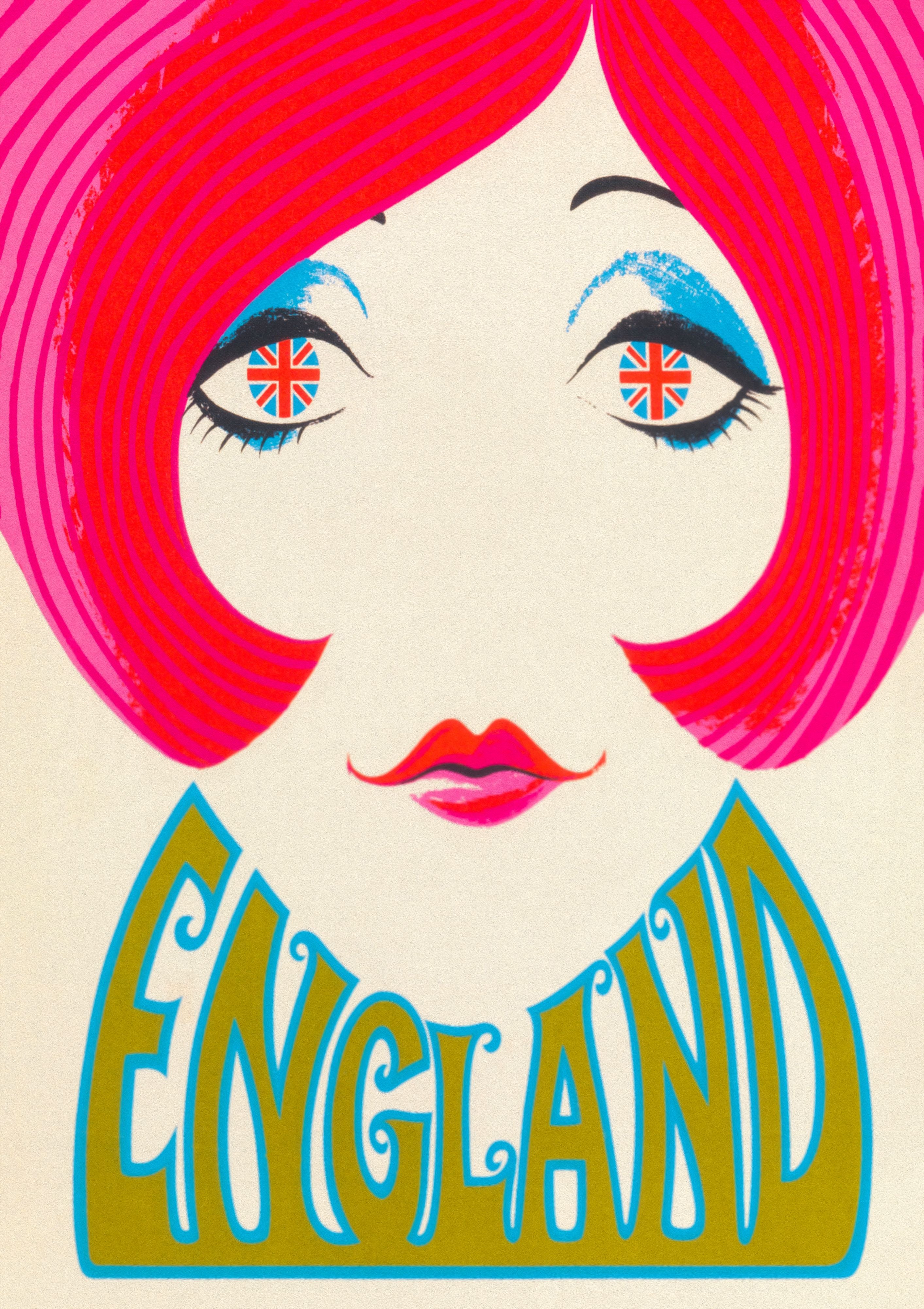 Swinging Sixties - Travel Poster for England (1960)