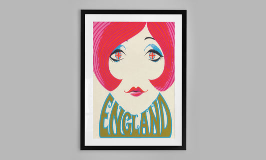 Swinging Sixties - Travel Poster for England (1960)