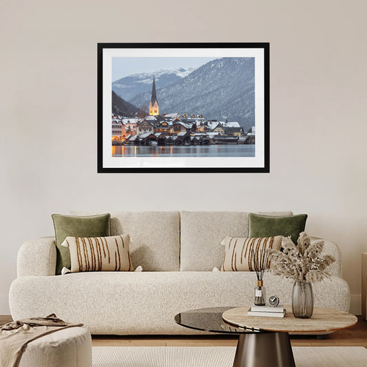 Winter Lights, Hallstatt. Austria.