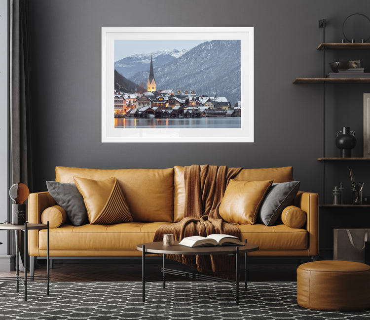 Winter Lights, Hallstatt. Austria.