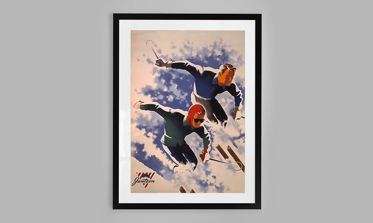 Retro Jantzen Advert - Slalom (1947)