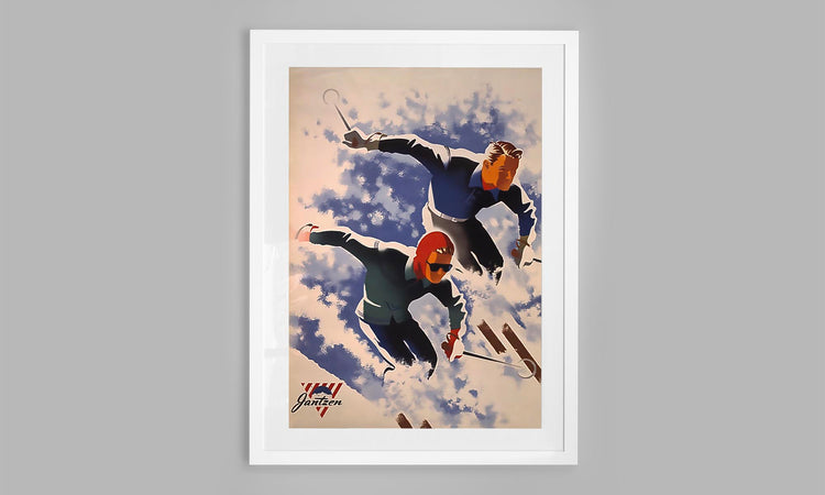 Retro Jantzen Advert - Slalom (1947)