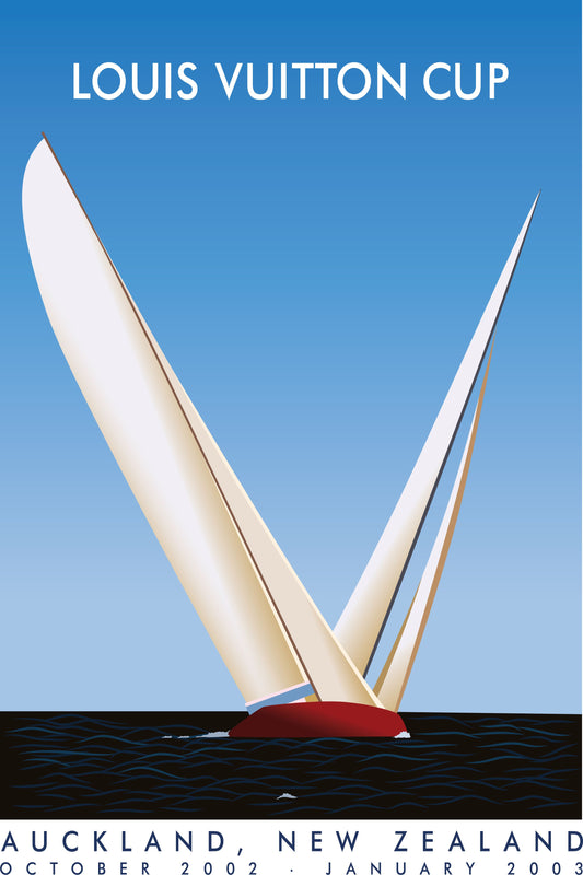 Louis Vuitton Cup Poster - Auckland (2002 - 2003)