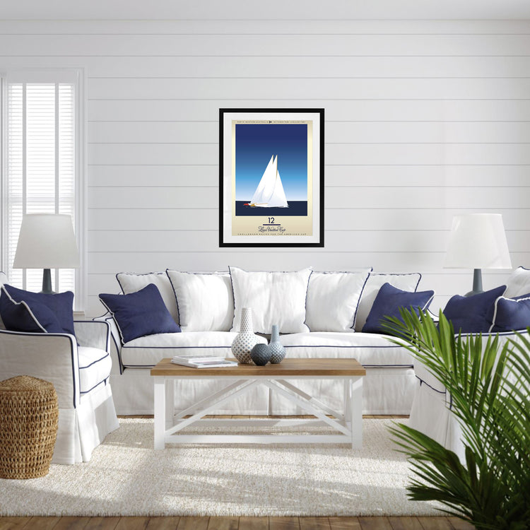 Louis Vuitton Cup Sailing Poster - Perth (1987)