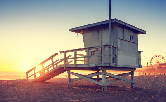 Golden Hour at Tower 17. Santa Monica.