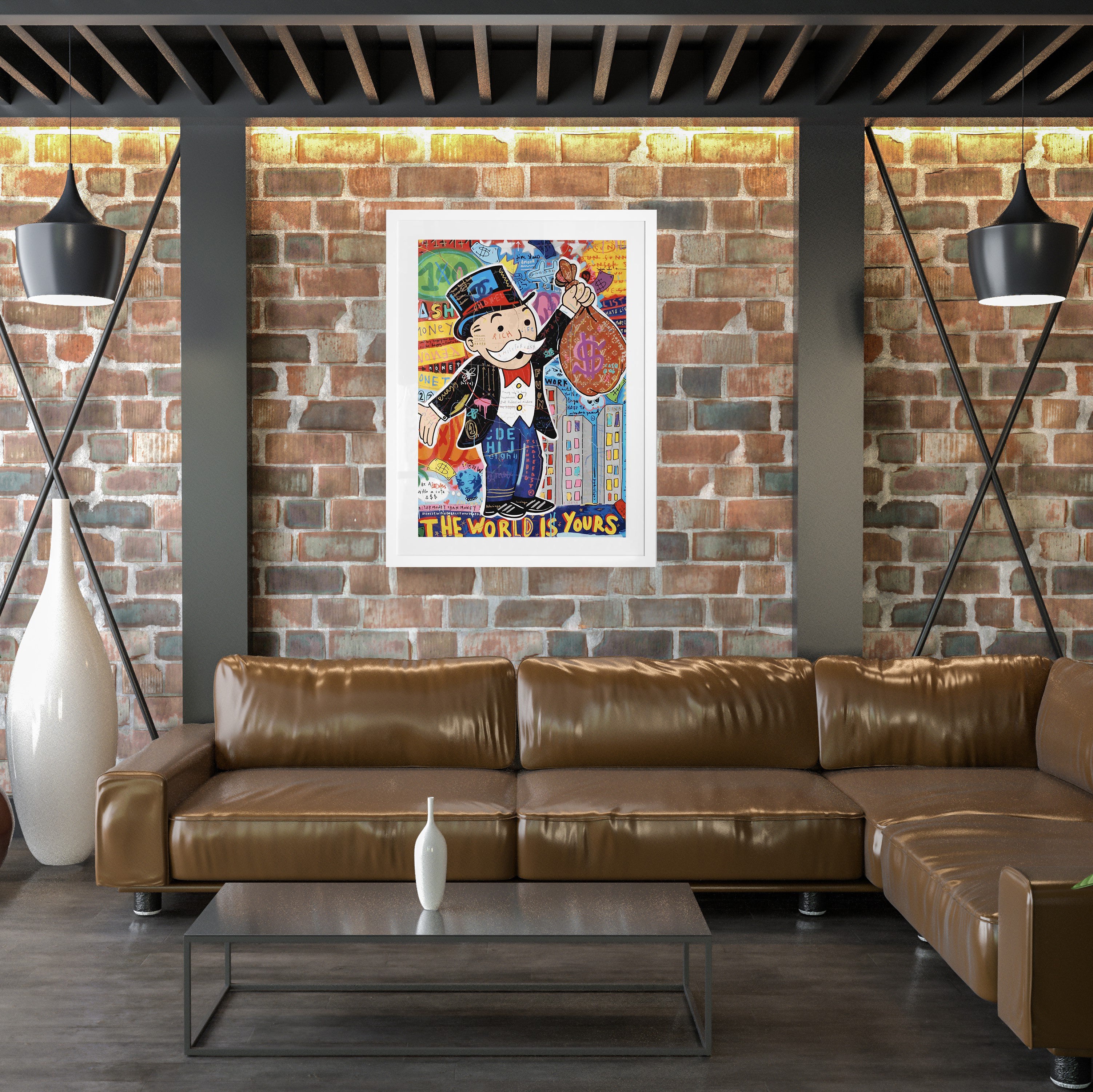 Alec Monopoly Graffiti Art Money