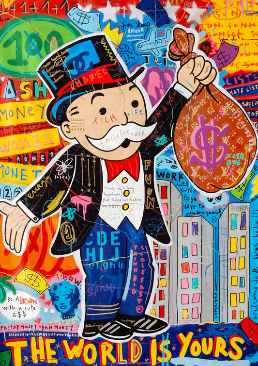 Alec Monopoly Graffiti Art Money