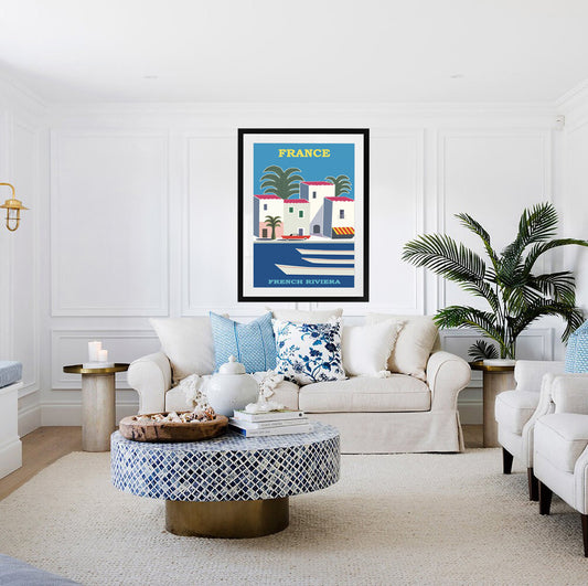 French Riveria Travel Poster (1959)