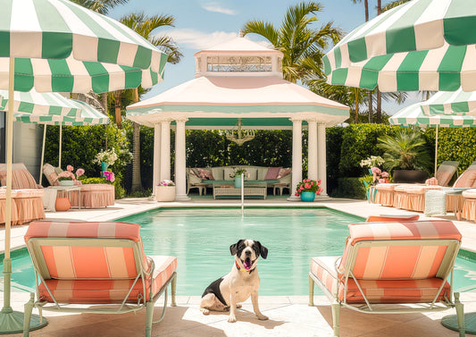 Poolside Palms & Paws