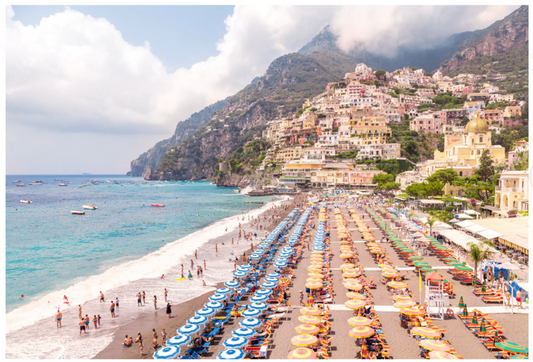Positano Beach Umbrellas, Italy