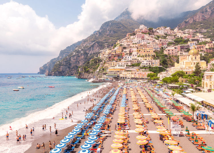 Positano Beach Umbrellas, Italy