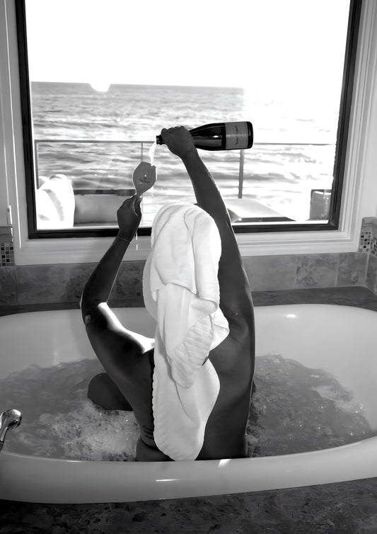 Champagne Bath Party