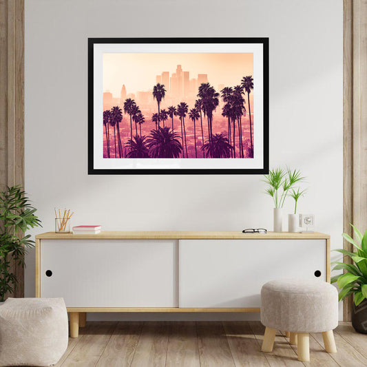 Retro LA Glow - Landscape