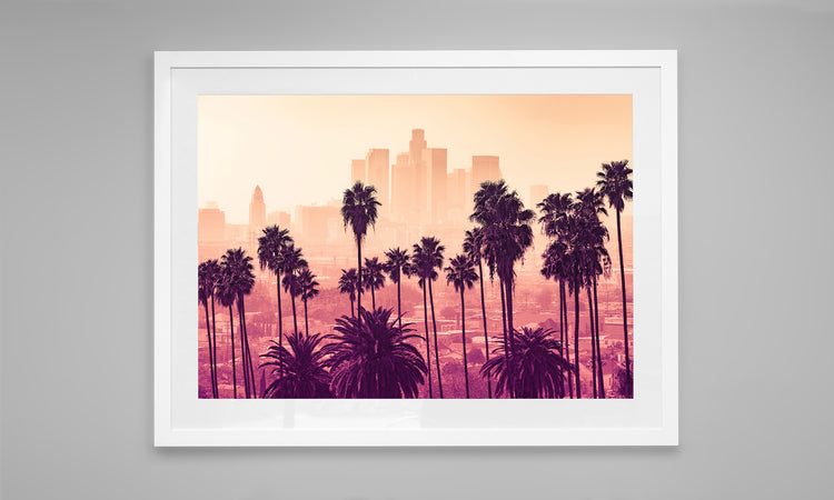 Retro LA Glow - Landscape