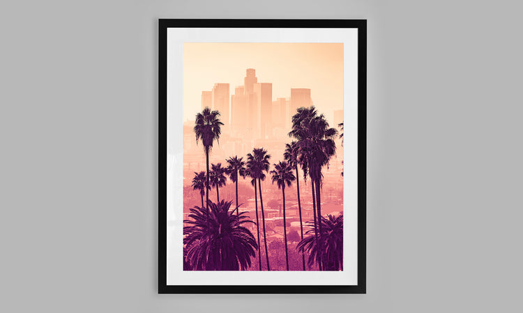 Retro LA Glow - Portrait