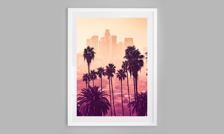 Retro LA Glow - Portrait