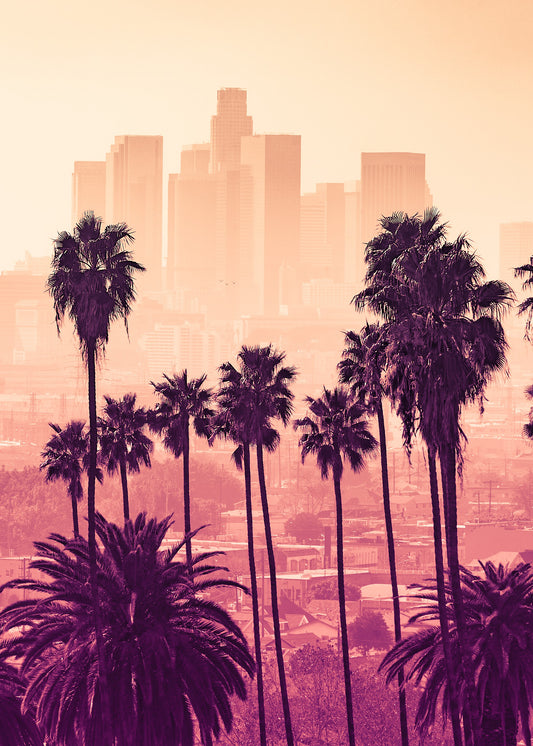 Retro LA Glow - Portrait