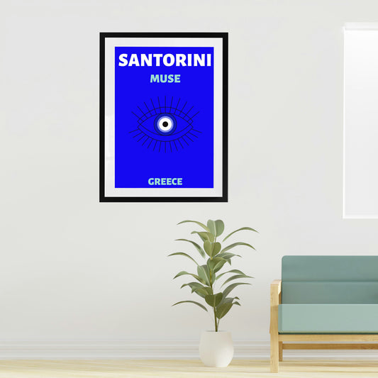 Santorini, Greece (Blue)