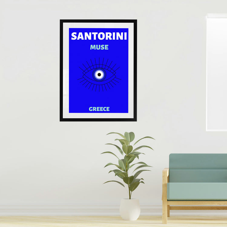 Santorini, Greece (Blue)