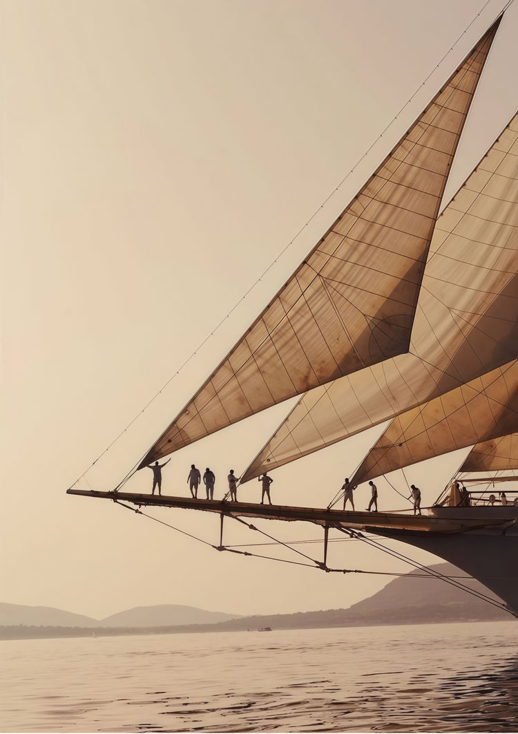 Silhouettes at Sea