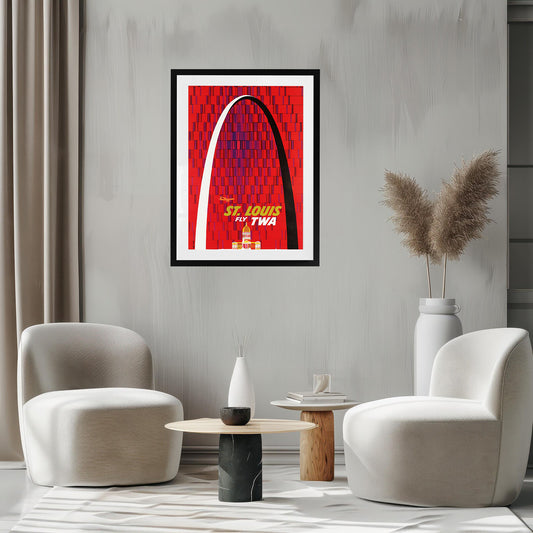 St. Louis – Fly TWA Poster