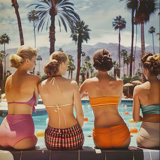Summer in Palm Springs (1952) Square Version