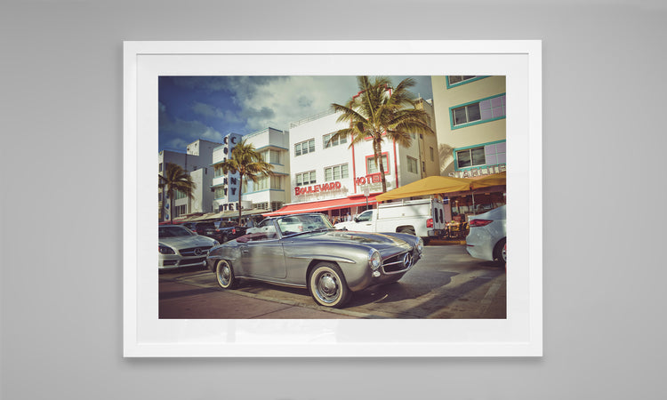 The Mercedes on Deco Drive