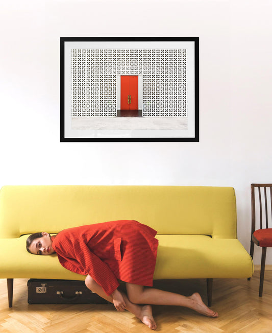 The Iconic Door at The Parker Hotel, Palm Springs.