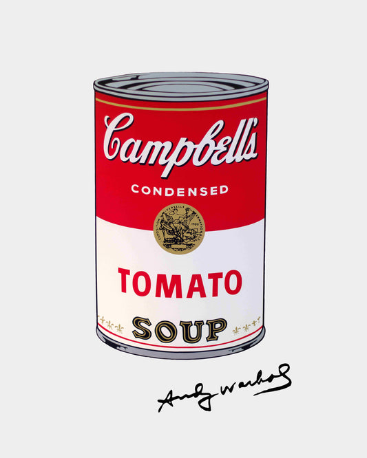 Andy Warhol - Campbells Soup Can Red & White (1965)