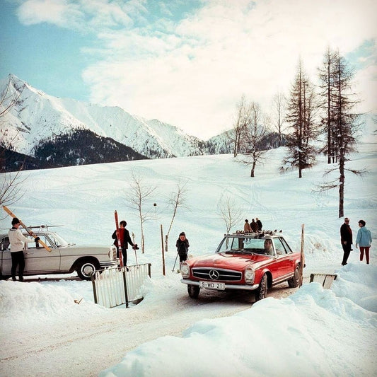 Boards on Benz (230SL)